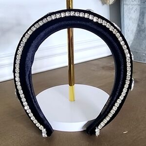 Elegant Black Rhinestone Headband